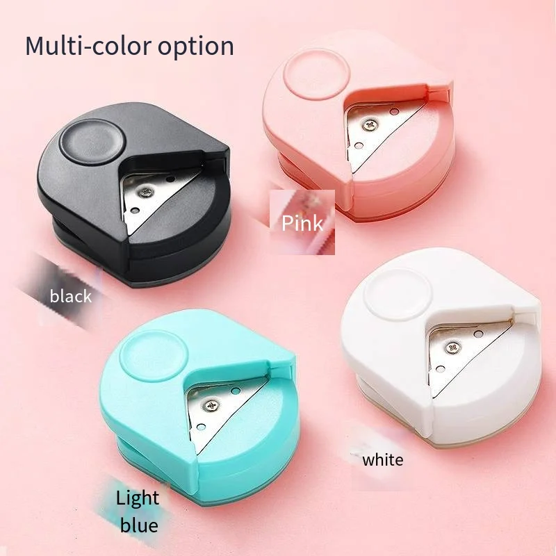 マルチカラーr4コーナーフィルターカッター、ハンドフォトペーパーカッター、直角チップアークトリマー、DIYカード