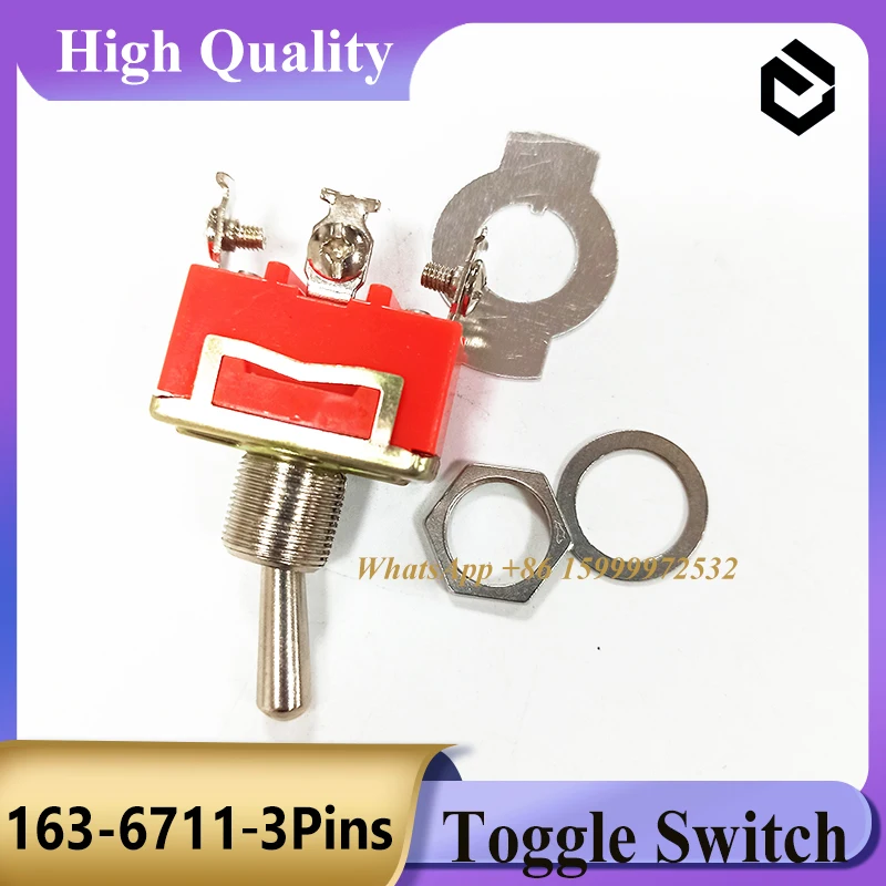 163-6711 3Pins Toggle Switch 1636711 for Caterpillar CAT E320B E320C 325C 349E 325D 313D Excavator Parts