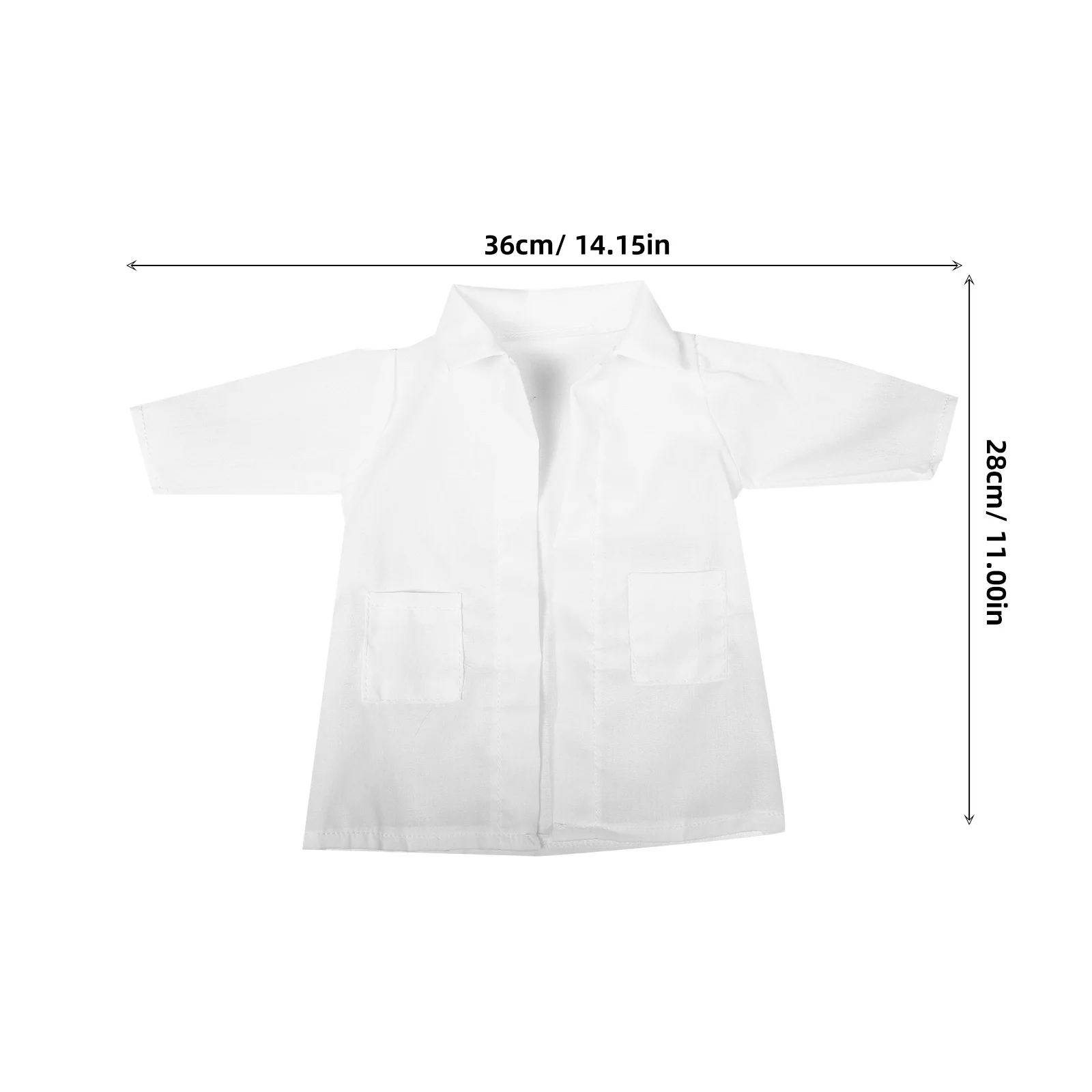 1セット 18インチ ロールプレイ衣装：医師・看護師コスチュームセット ミニツール付き - 想像力豊かなごっこ遊び用ファッションアクセサリー