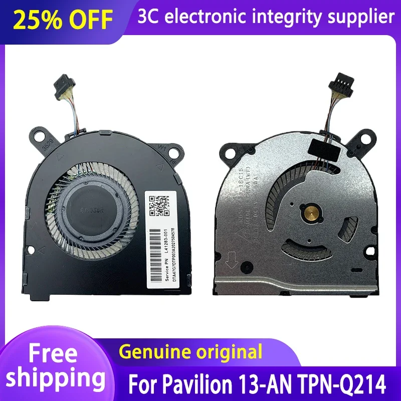 

New Laptop Cooler Notebook Fan Cooling For 13-AN 13-13-AN0003TU AN006 TPN-Q214 L41283-001 Cooler Laptop Accessories Replacement
