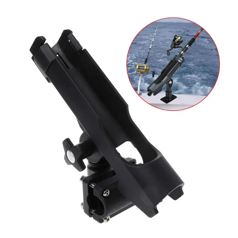 Inflatable Boat Accessory Dinghy Raft Fishing Tool Rod Holder Device Pole Pvc Sup Board Kayak Fixer Fix Pole Mount Angle