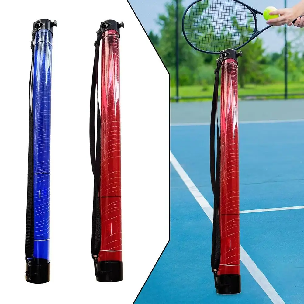 

1Pcs New with Shoulder Strap Tennis Ball Picker Holder Plastic 95cm Pick Up Tube Pickleball Ball Collector Outdoor