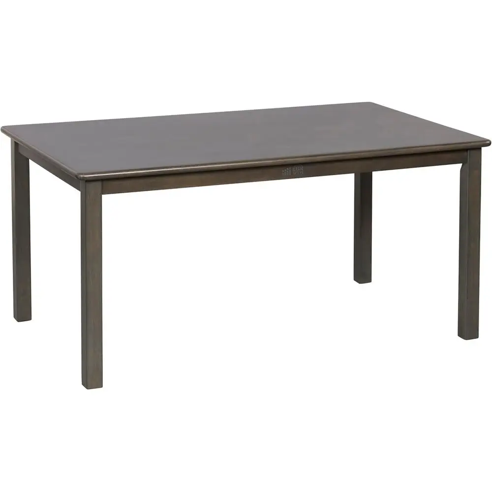 

Rectangular Hardwood Table 48x30in with 22in Legs, Kids Furniture, Grey Wash