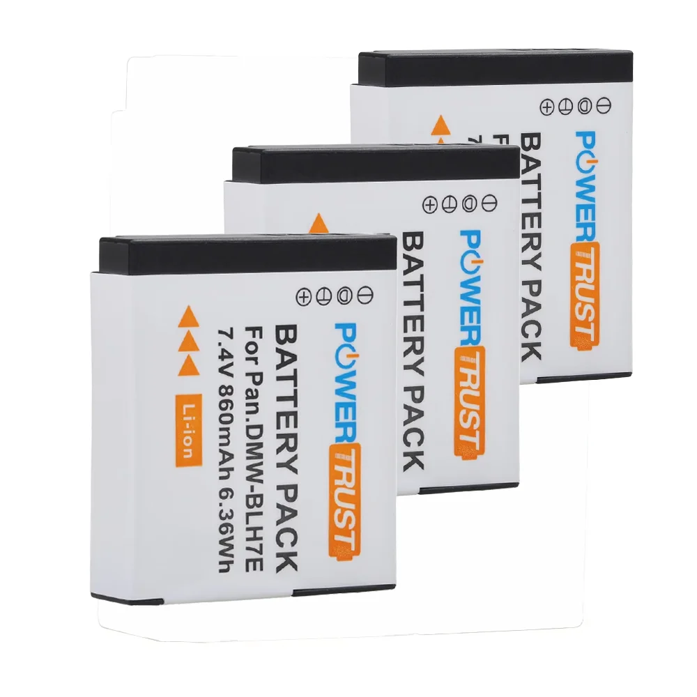 DMW-BLH7 DMW-BLH7E DMW-BLH7PP Battery Compatible for Panasonic Lumix DMC-GM5 DMC-GM1 DMC-GF7 DMC-GF8 GF9 LX10 LX15 GX800 camera