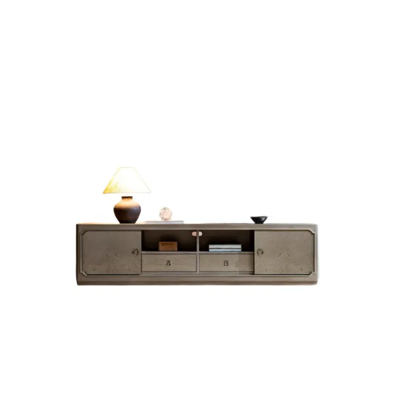

Light luxury TV cabinet replica dining side cabinet aesthetic design storage integrated floor living room cabinet