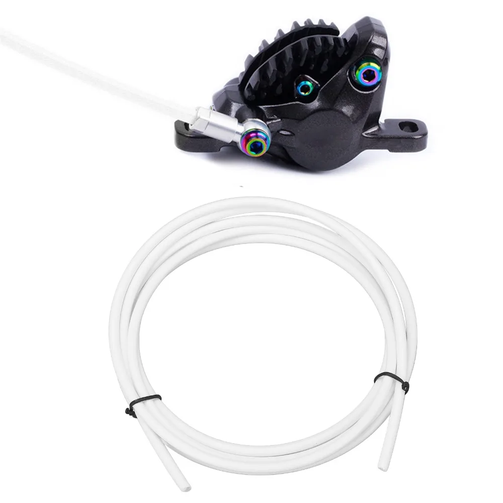 

Durable with 4 Olives and Inserts Brake Hose Kit Easy To Install White Hydraulic Disc Brake Hose Brake Hose Tube Set Bike Repair