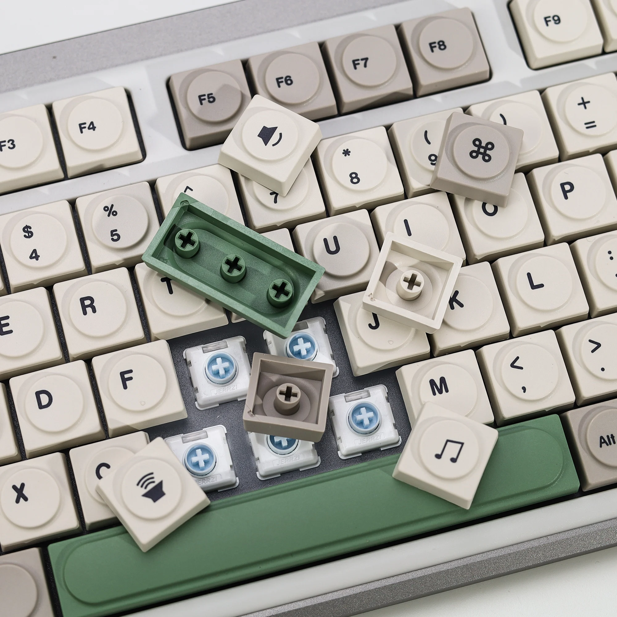Doys Keycaps Retro GMK 9009 1353 Keycap PBT Simple For 60 DIY Gaming Low Profile Mechanical Keyboard Cherry MX Switches view 3