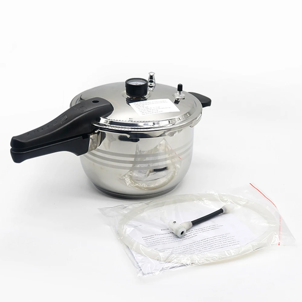 Dental Lab Sterilizing Pneumatic Polymerizing Curing Pot with Pressure Gauge