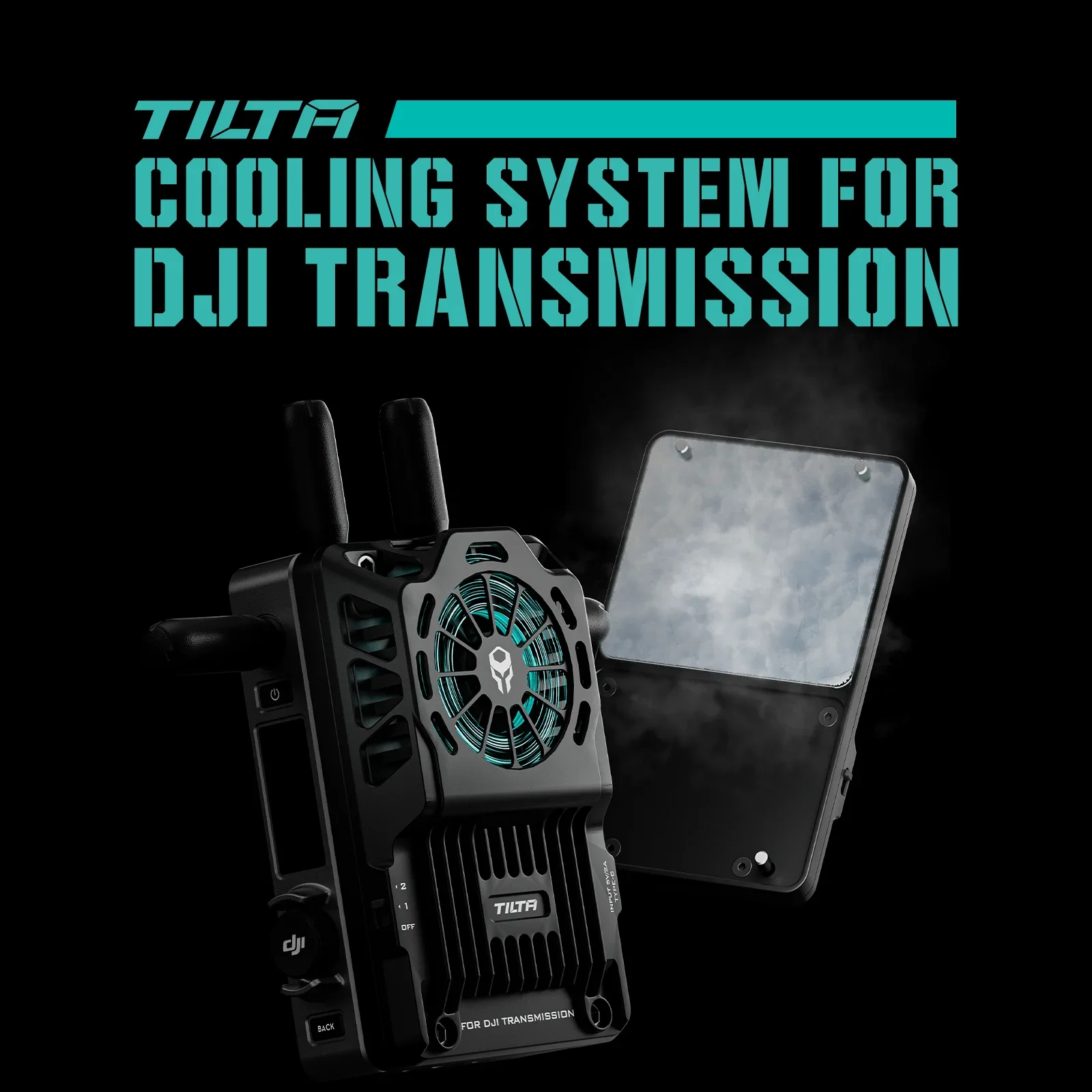 TILTA TGA-DVT-CS Cooling System for DJI Transmission Dual-Speed Adjustment DJI Wireless Video Transmitter and Receiver