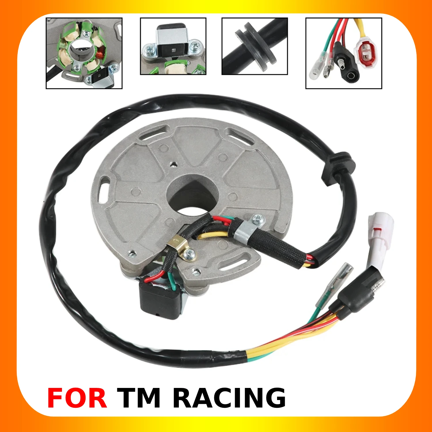 

For TM RACING MX 85 / SMX 85 / MX 100 JUNIOR, TM RACING MX 125 / 144 2S 2022 2024 2023 Motorcycle Magneto Generator Stator Coil