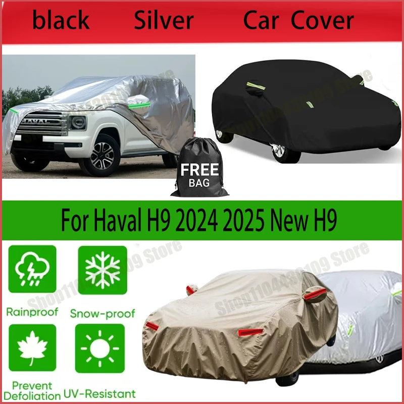

For Haval H9 2024 2025 New H9 Car Cover Sunshade UV-Protection Auto Cover Case Waterproof Dust-proof All Weather Outdoor