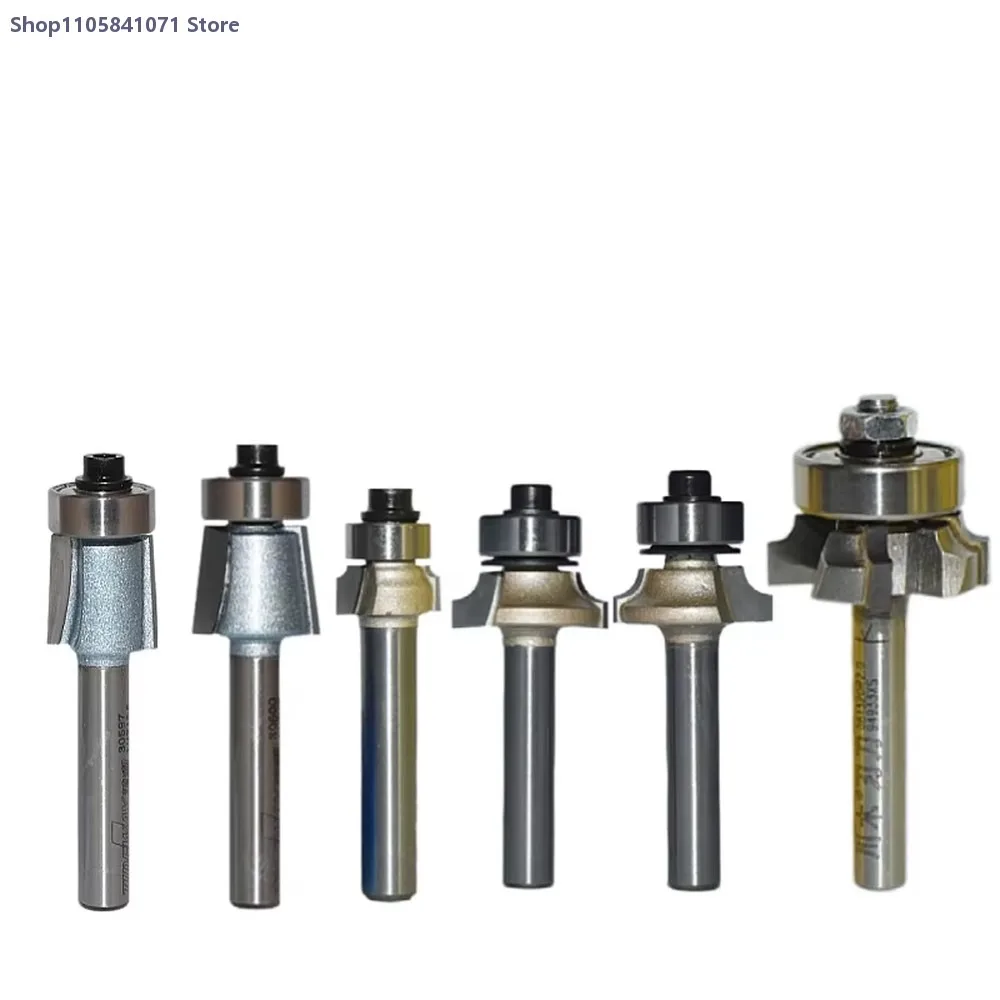 Edge Banding Corner Rounding Router Bit with Ball Bearing for PVC Trimming Woodworking Tool Durable