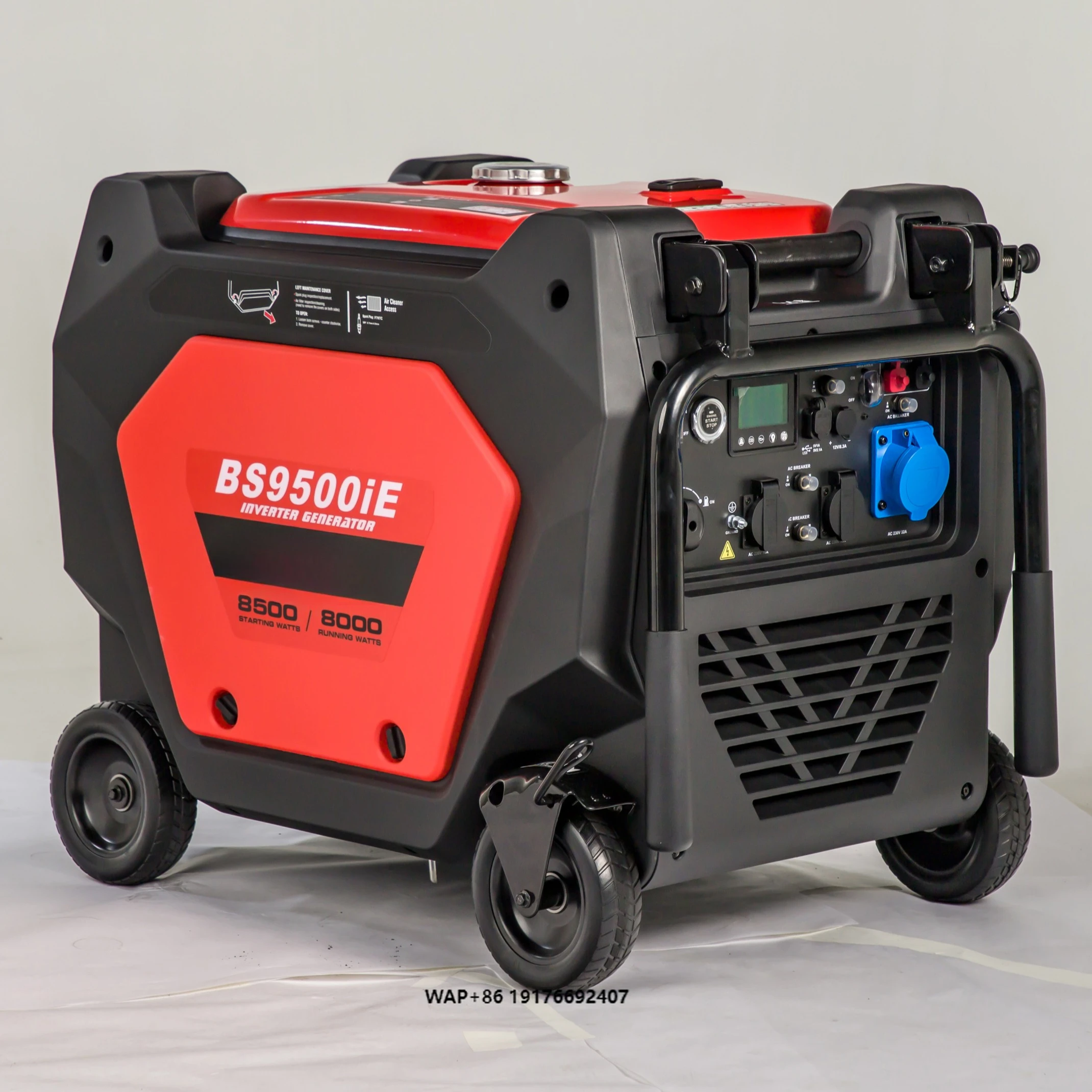 Bison Importing Electric Start 220V 194F Single Phrase 18Hp 8Kva 8000W Standby Generator for Commercial
