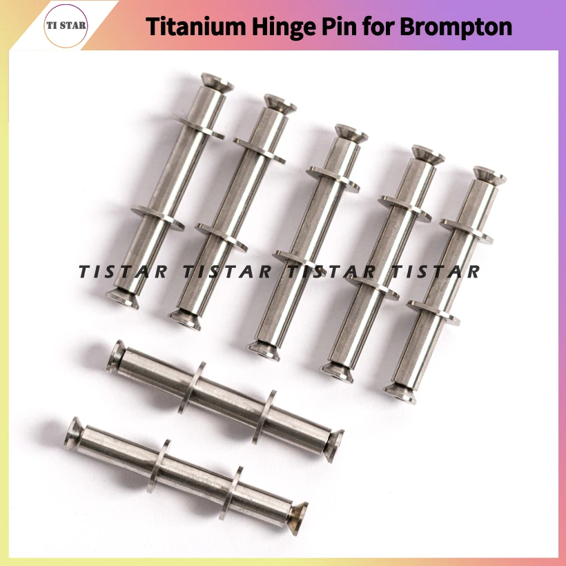 Titanium Spindle Pin and Hinge Pivot Connectors for Brompton Bike, Main Frame, Triangle Ti Accessories, Alloy Parts