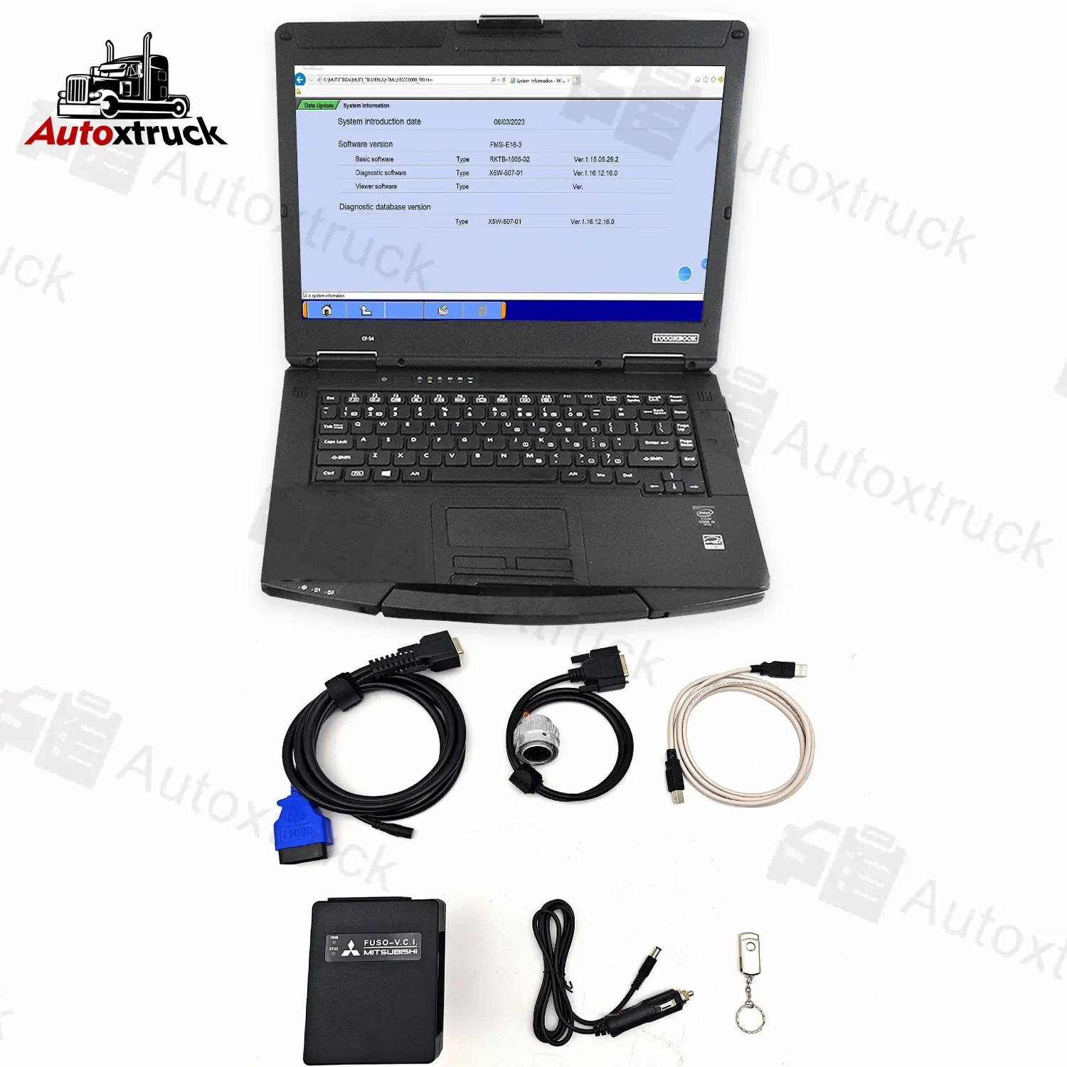 CF54 Laptop For MUT III Mitsubishi Diagnostic Programming Tool Mitsubishi Fuso and Mitsubishi Heavy Industries MH064698