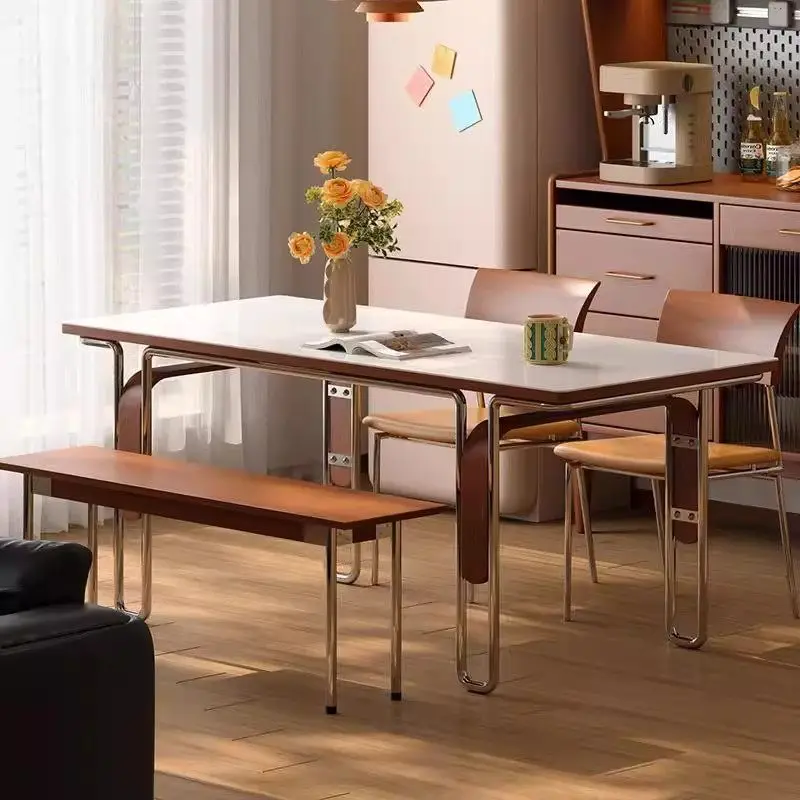 

Italian Luxury Dining Tables Wooden Square Modern Room Dining Tables Dinette Cuisine Mesas De Restaurante Home Furniture
