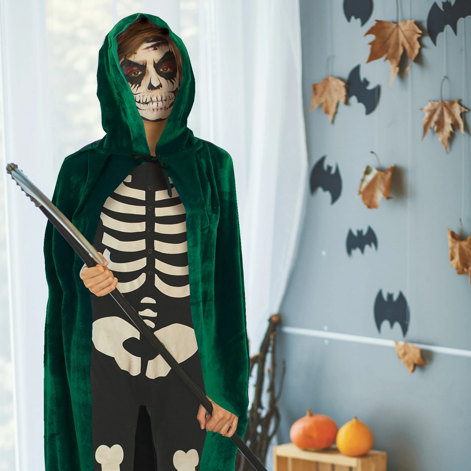 Kurzer Halloween-Umhang: Der perfekte Style für Ihre nächtliche Party – Exklusiv bei AliExpress