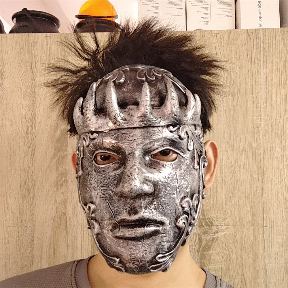 

Novelty Halloween Horror Face Mask, Venetian Mask, Carnival Party, Abyss King Mask for Stage Performances, Cosplay