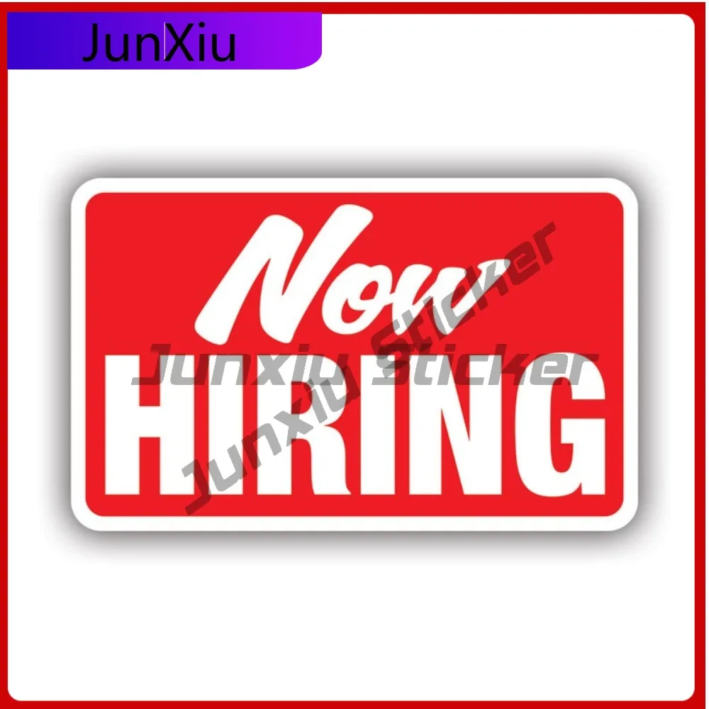 

Now Hiring Stickerwaterproof Outdoor Decalshelp Wanted Cute Window Waterproof Vinyl Decal For Refrigerators Sticker Fun Sticker