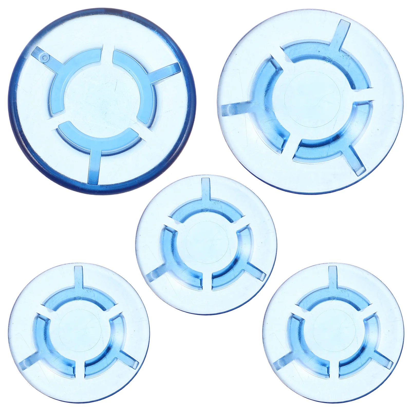 

5pcs Effect Pedal Footswitch Toppers Dark Grey Mushroom Head Design Universal Fit For Guitar Bass Pedal Board Accessories