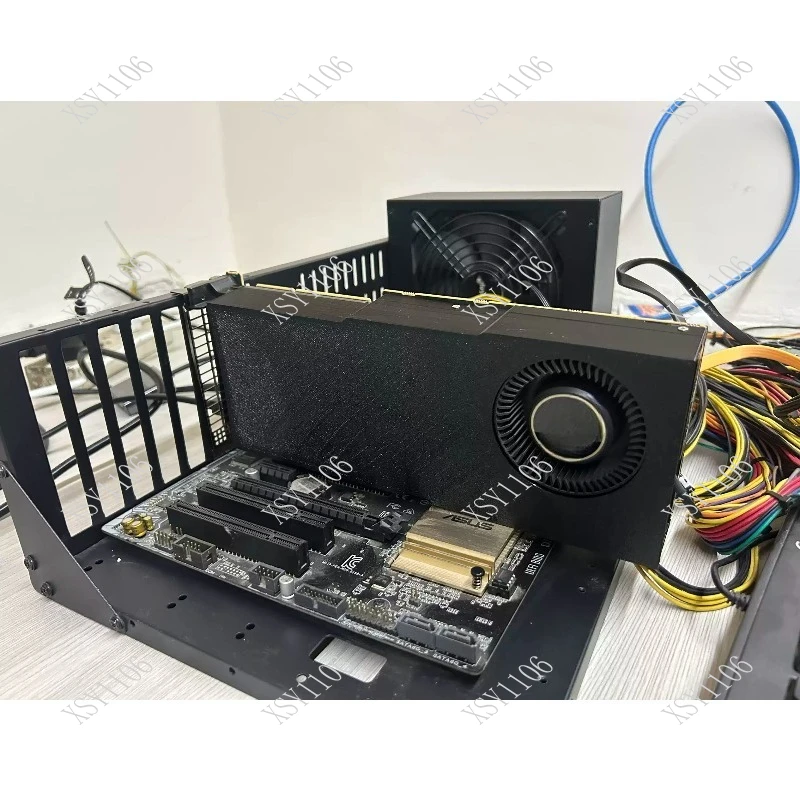Mi50 Graphics Card Cooling Modification Built-in Turbo Fan for Enhanced Heat Dissipation