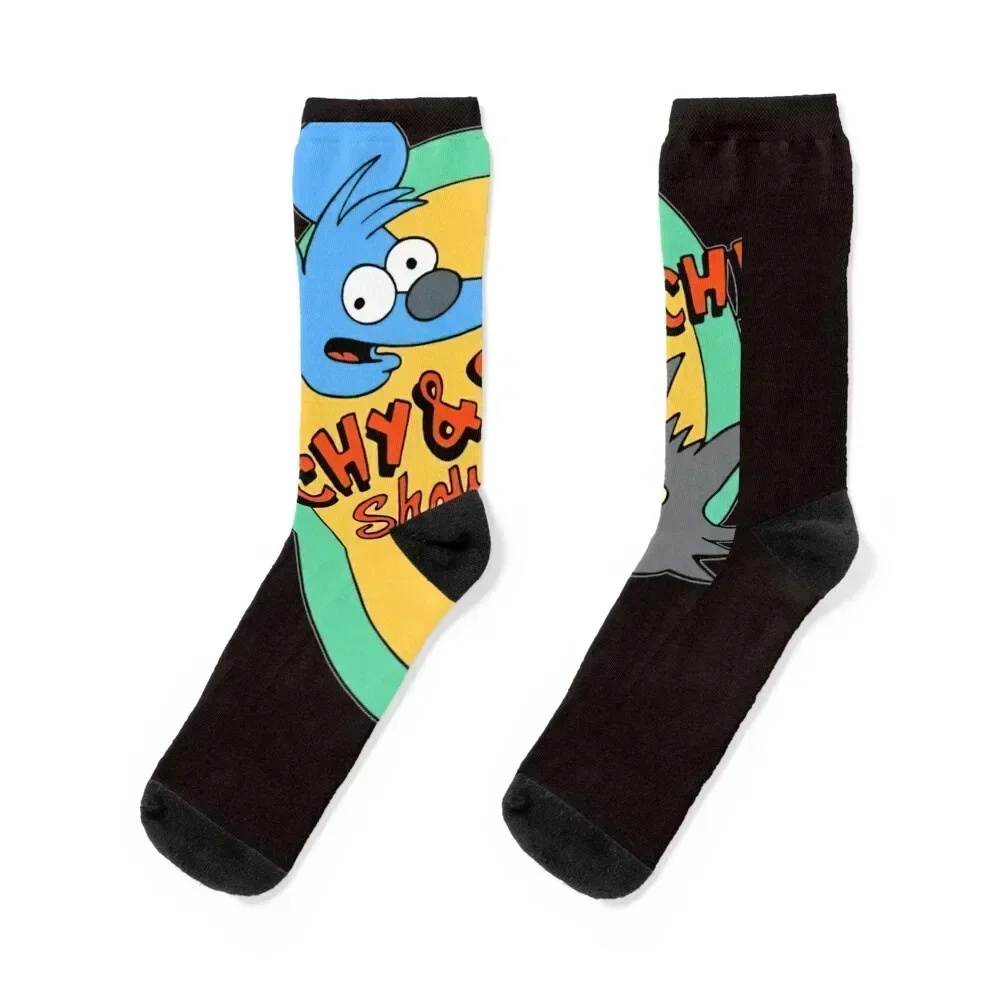 The Itchy and scratchy Cartoons Socks happy snow gift new in's Women Socks Men's