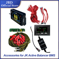 Accessories for JK Jikong Active Balancer BMS Cable Wire Connector Adapter RS485 Module 4.3 2.5 LCD Display Switch Button On