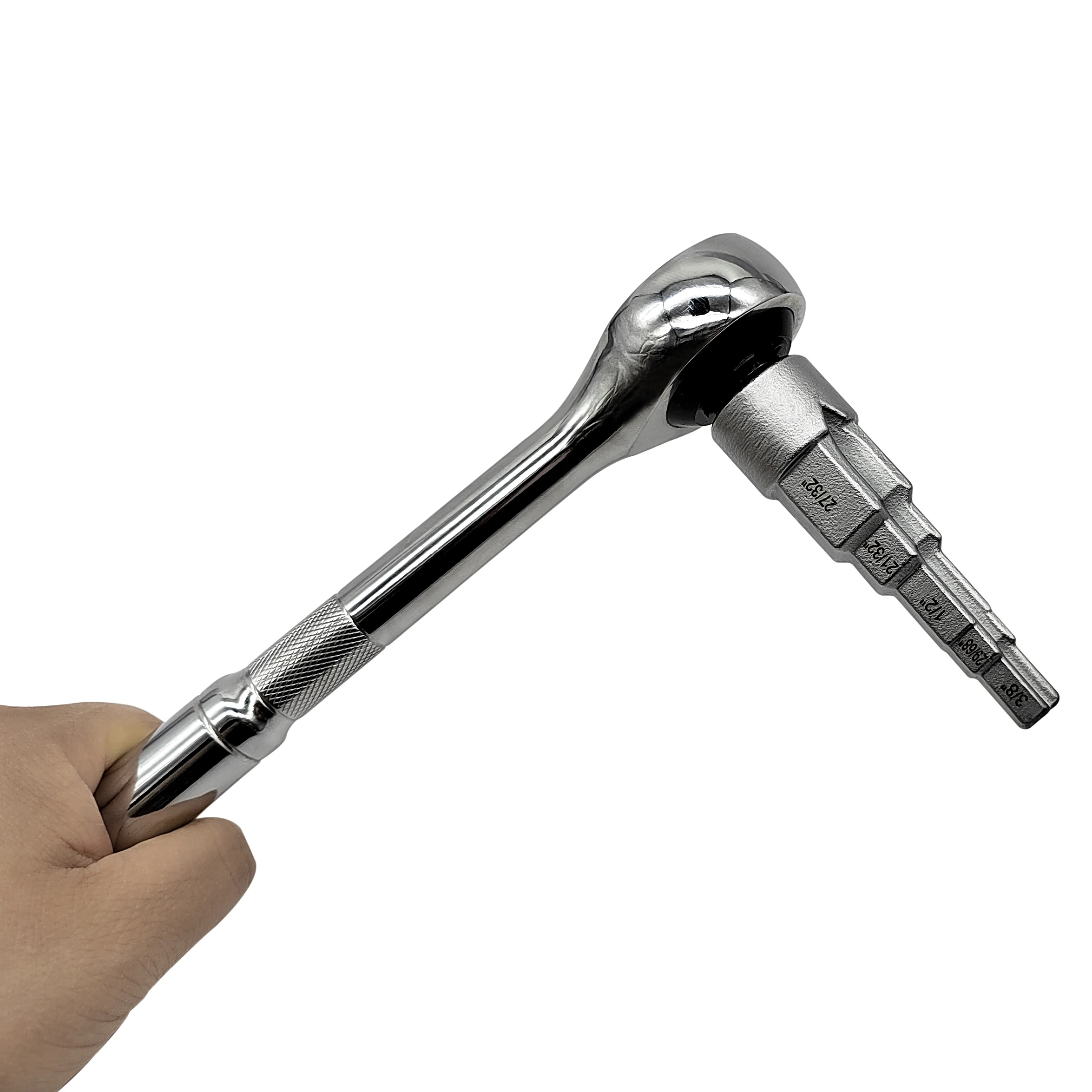 MacWork 1/2inch Drive Valve Lugs Nipple Tank Connection Five Step Drive Radiator Spud Wrench universal Durable Spanner Hand Tool