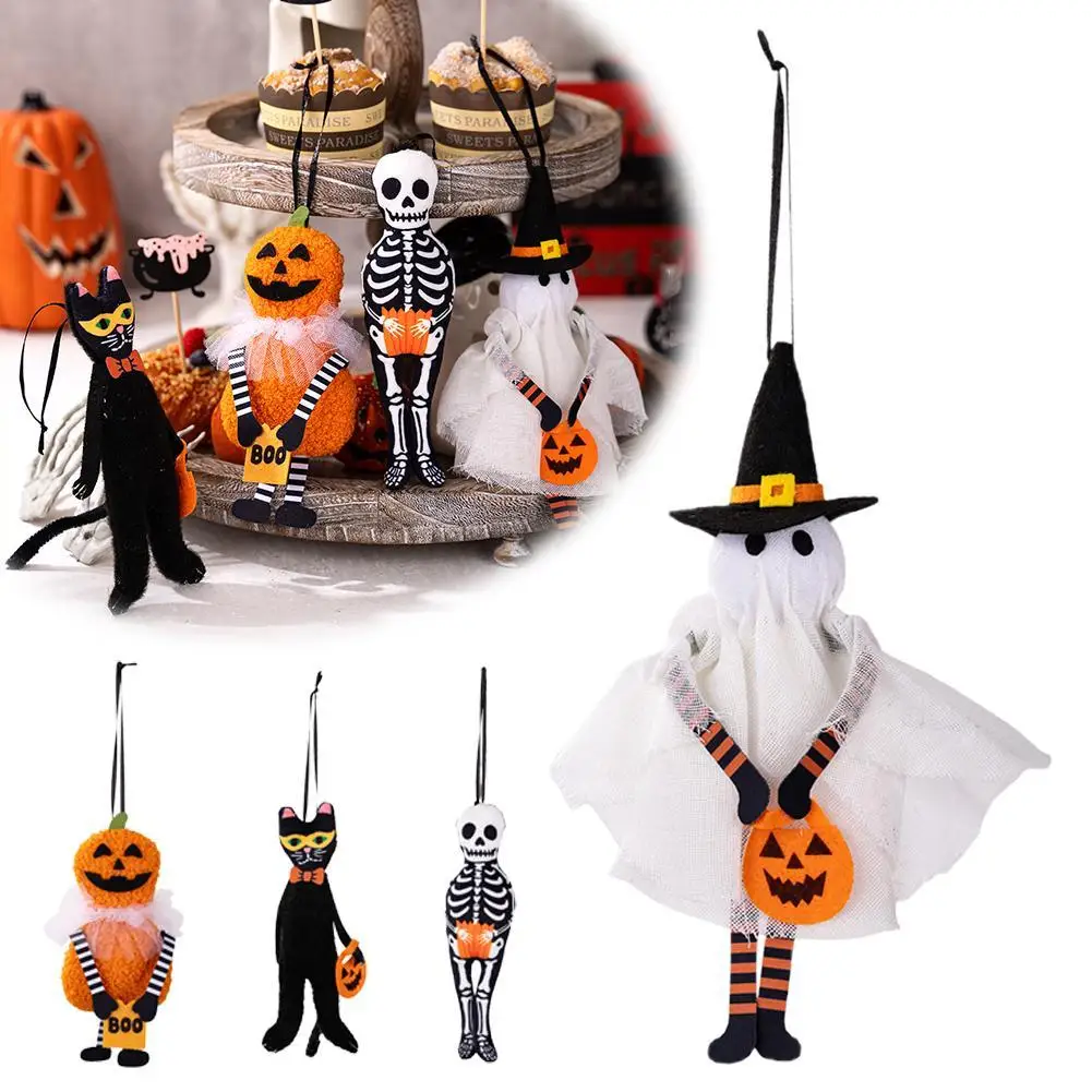 

New Halloween Decorative Pendant Ghost Festival Pumpkin Witch Pendant Bar Layout Props Happy Party Decor