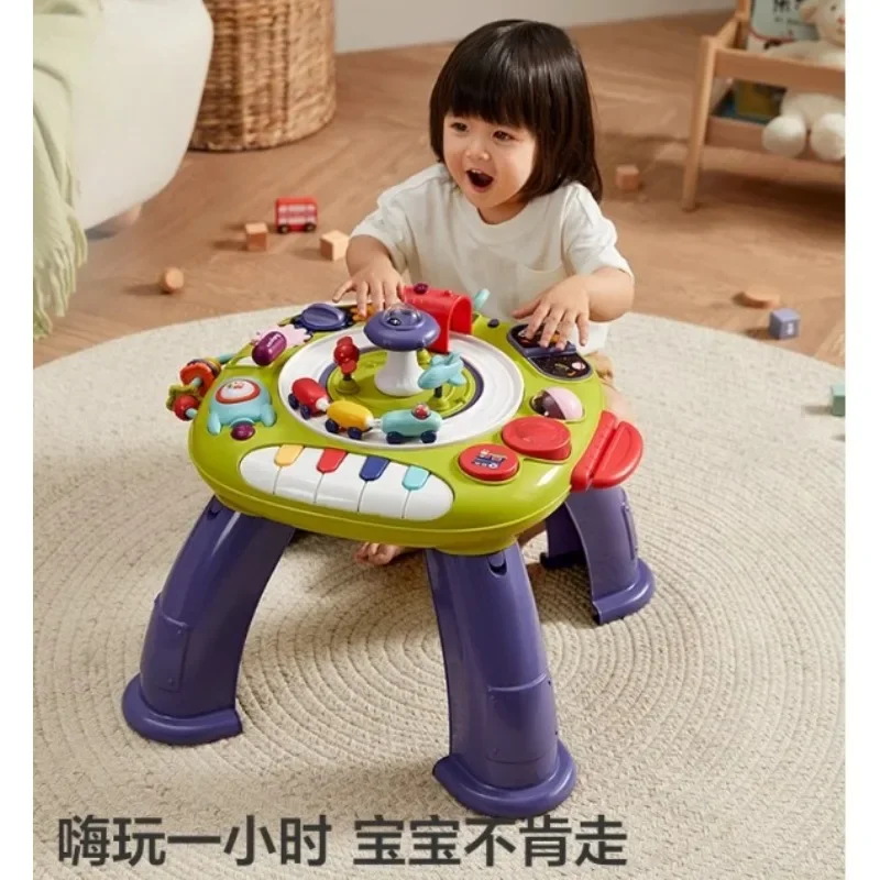 Babycare Multifunctional Game Table Baby Music Sound Toy Baby Christmas New Year Children's Puzzle