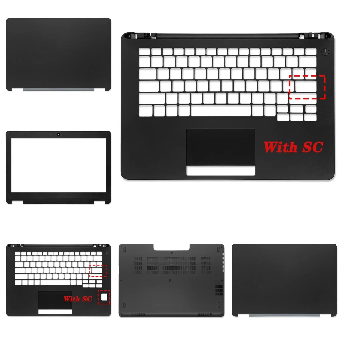 For Latitude 7270 E7270 LCD Back Cover/Screen Front Bezel/Keyboard Bezel/Bottom Case Accessories/Laptop casing