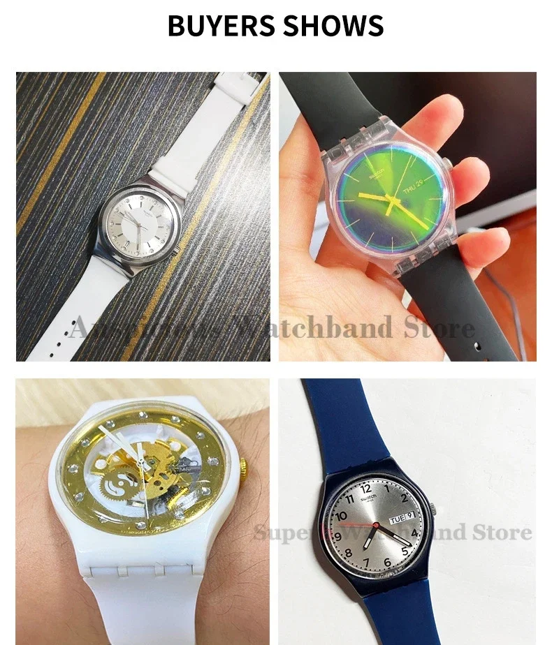 時計用シリコンストラップ,カラフルなラバーストラップ,交換用ブレスレット,男性と女性用のツール付きアクセサリー,17mm, 19mm, 20mm, 16mm