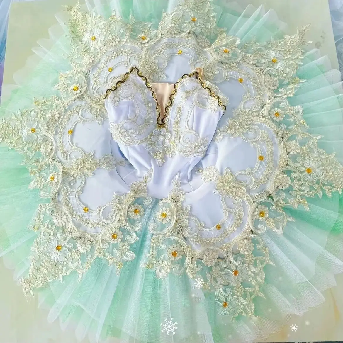 Novo verde profissional ballet tutus saia para meninas mulheres collant cisne lago coatumes vestido de balé menina panqueca tutu bailarina