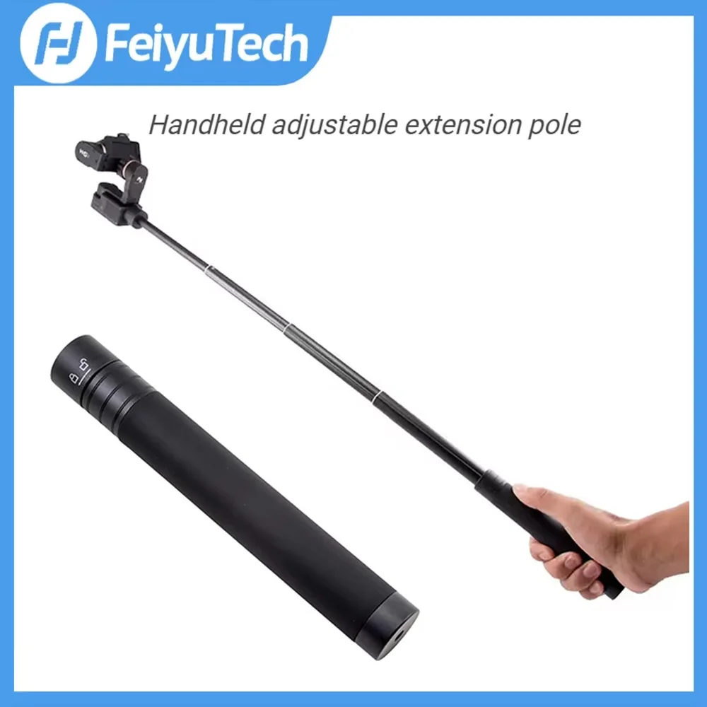 

FeiyuTech Handheld Adjustable Extension Pole for Feiyu Pocket 2 2S G6 PLUS VLOG Pocket 2 Vimble 3 3SE G6 Max 160mm-500mm