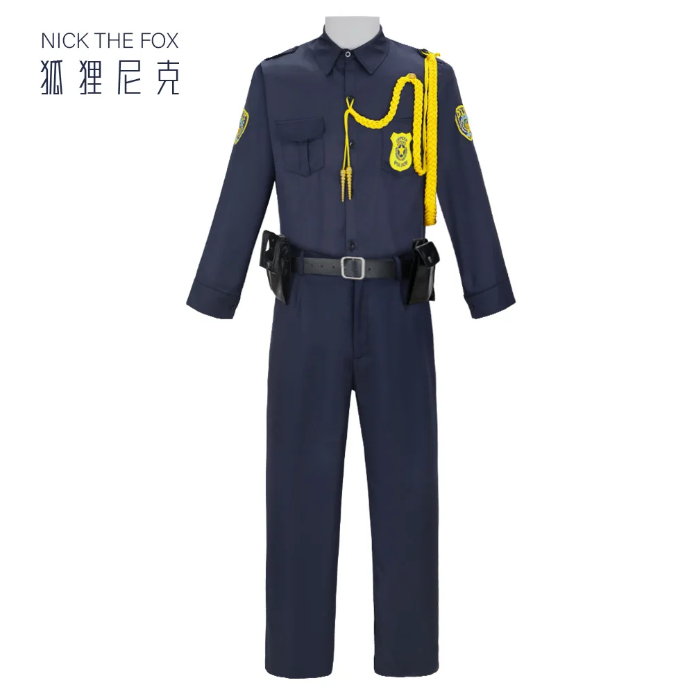 

Zootopia Costumes Nick Fox Officer Nick Cosplay Halloween Party Dress Up