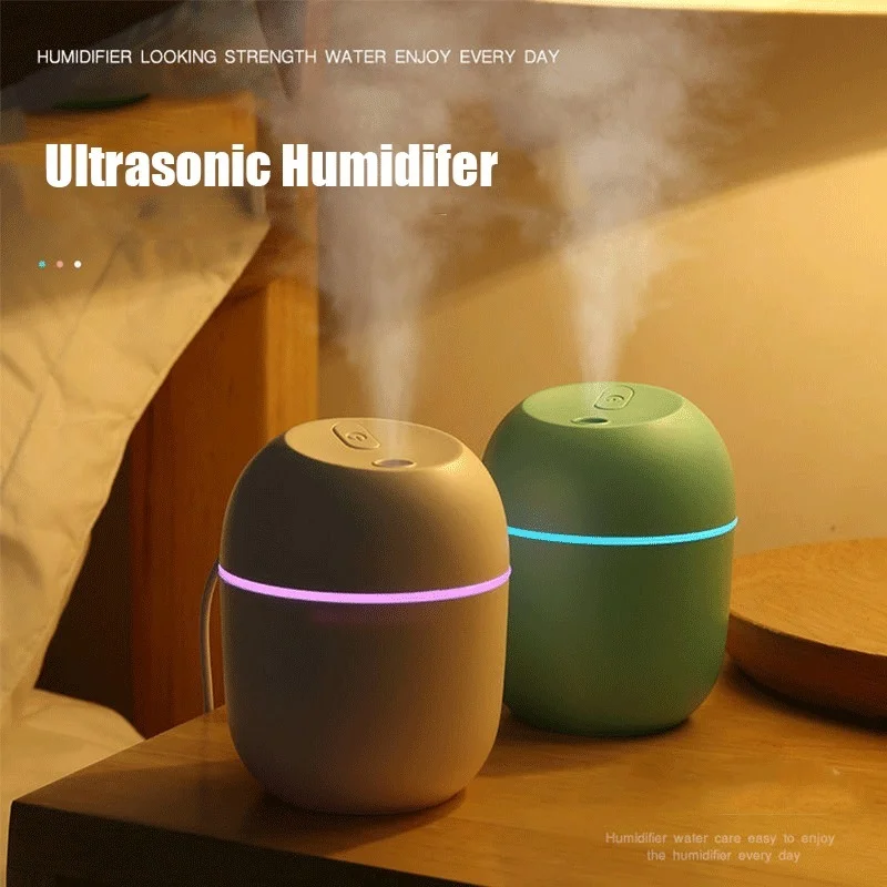 

220ML Mini Portable Air Humidifer Ultrasonic Aroma Essential Oil Diffuser USB Mist Maker Aromatherapy Humidifiers for Home Car