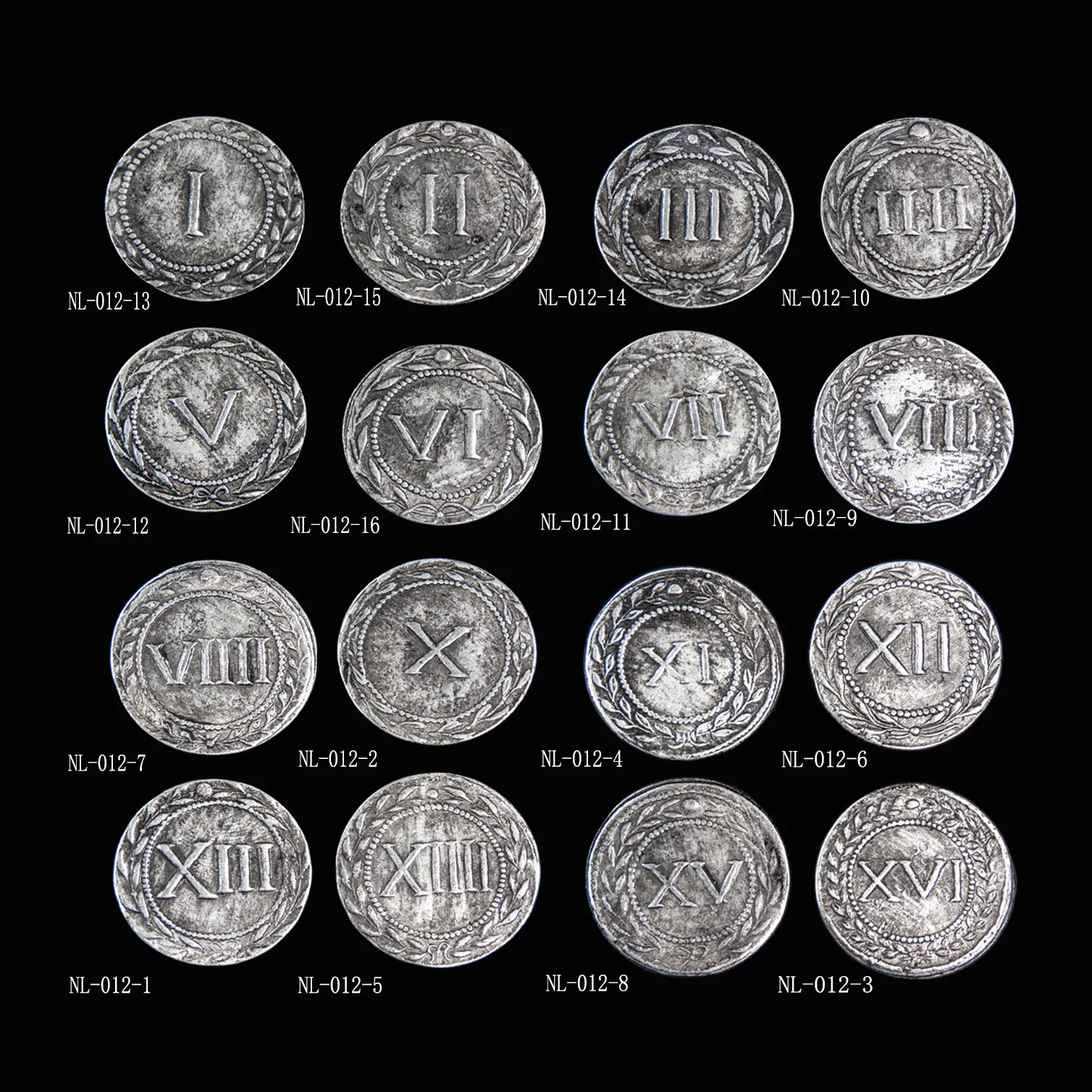 Craft And Art Difference - 16PCS Set Koin Peringatan Yunani 16