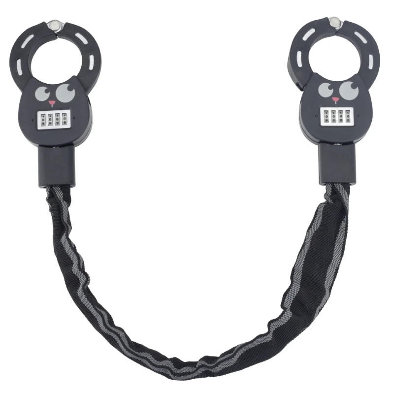 EGFirtor Electronic Password Combination Chain Lock Electric Scooter Cloth Cover Chain Lock Bicycle Outdoor Anti-theft