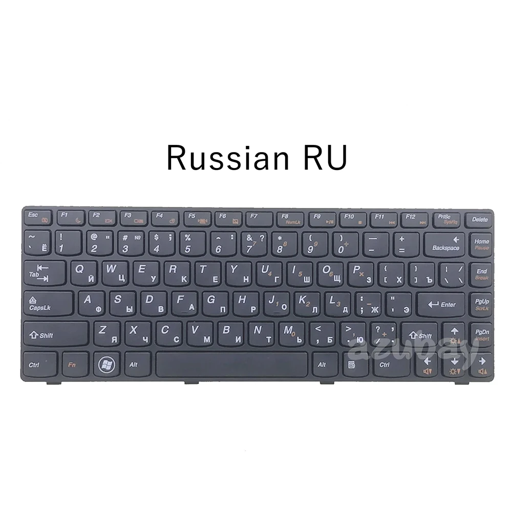 Russian Laptop Keyboard For Lenovo B470 B470E B475 B475E G470 G475 V470 V470c M490 M495 B490 B4400 25209343 25209373 25209314