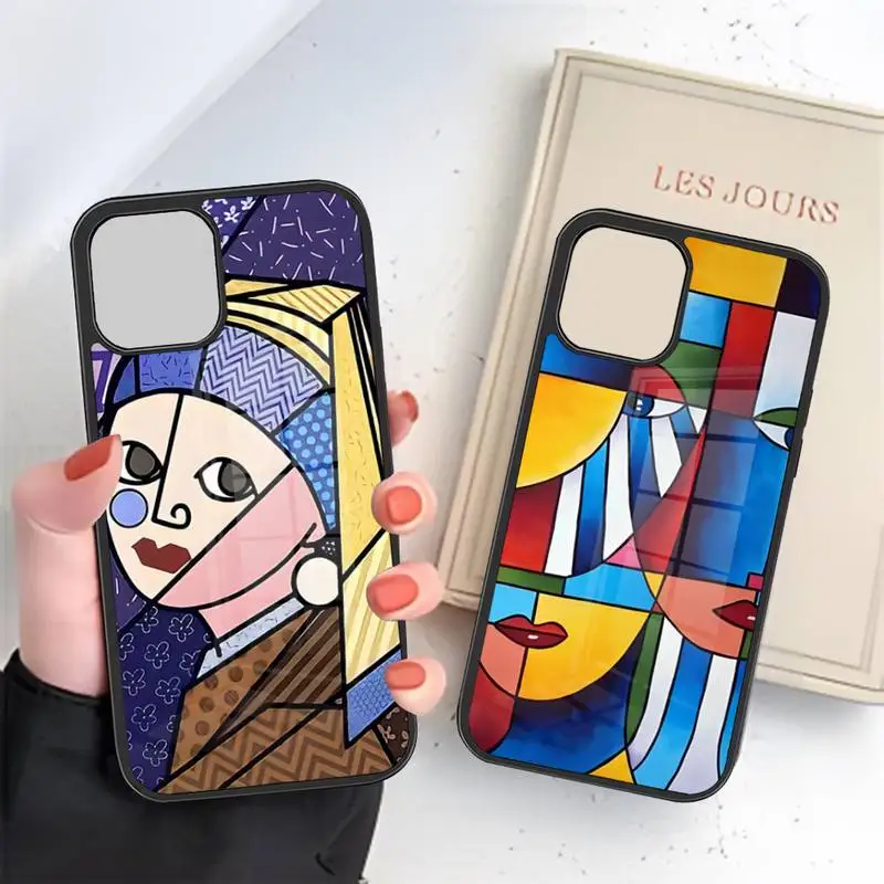 Picasso Abstract Art Phone Case PC+TPU Design For Samsung Galaxy S22 S10 S21 S20 S30 Plus Ultra Note 10 Pro 20 Back Cover