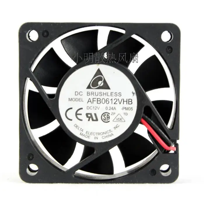 

DeltaDelta 6015 Fan 6cmcm Cooling Fan Afb0612vhb 12V Double Ball