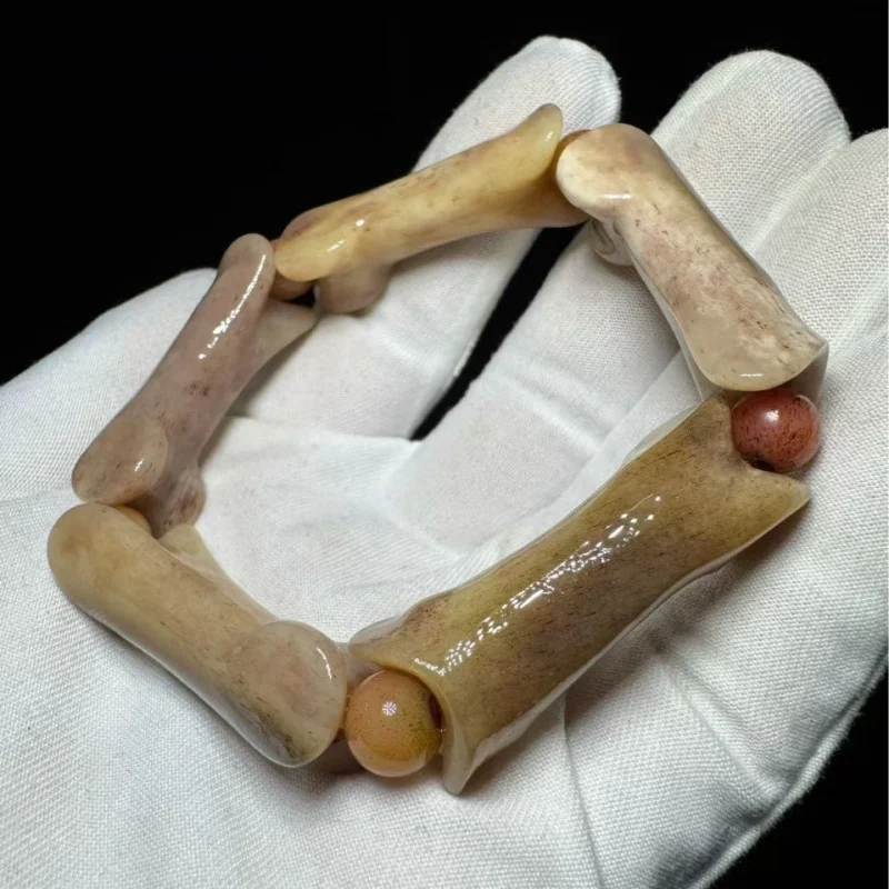 toe bone bracelet with clearly visible blood vein patterns, suitable both women and men