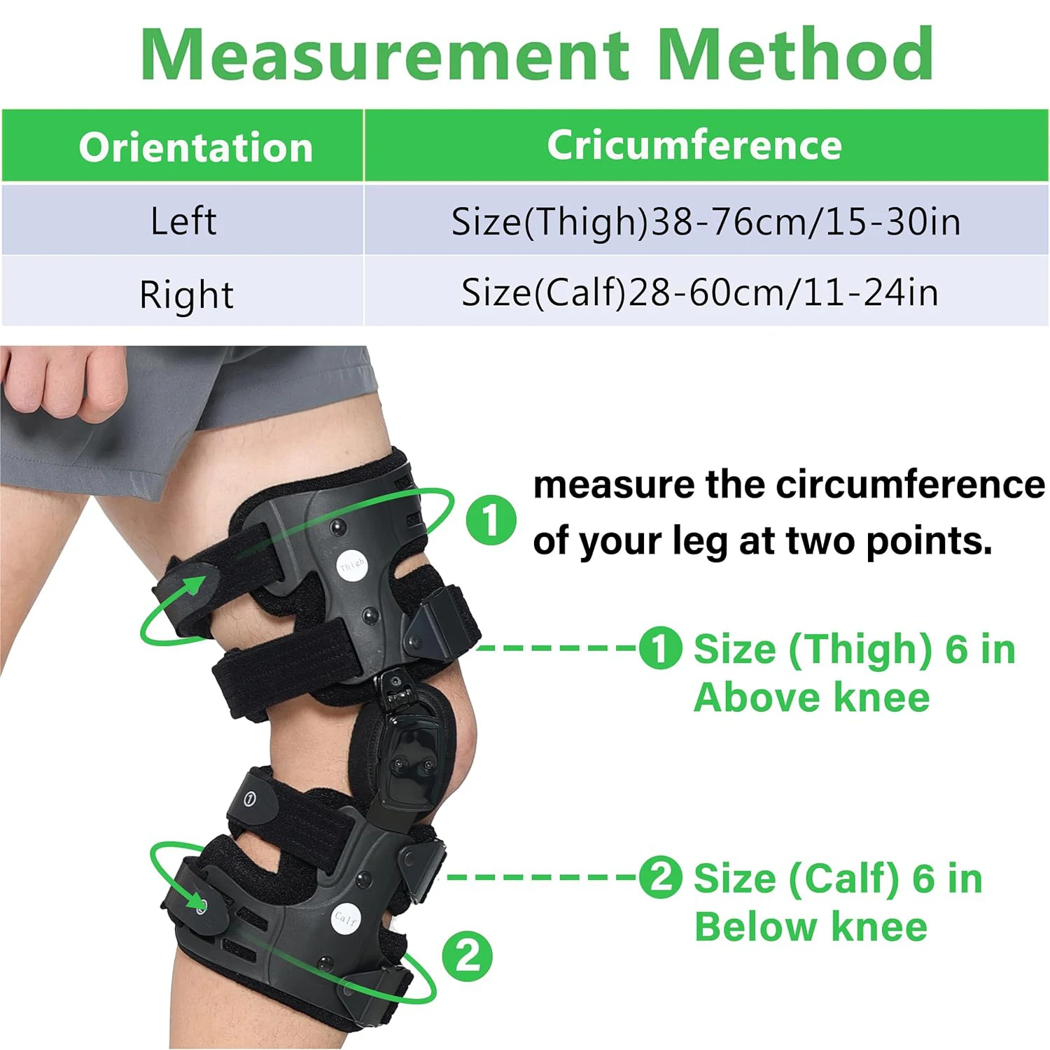 Lateral Unloader Knee Brace for Osteoarthritis, Bone on Bone Joint Degeneration Offloader with Built in Hex Key, Outside Left