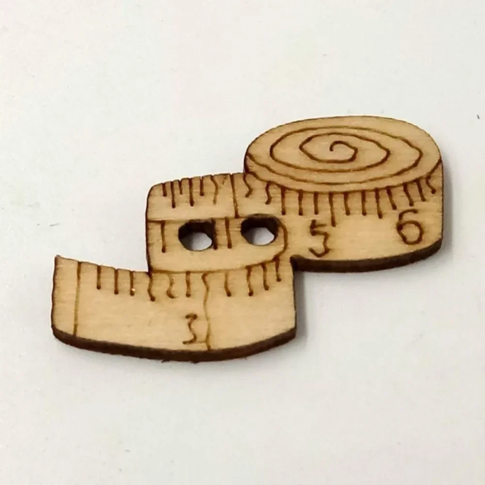 50Pcs New Laser Engraving Wood Chips (Random Shape)