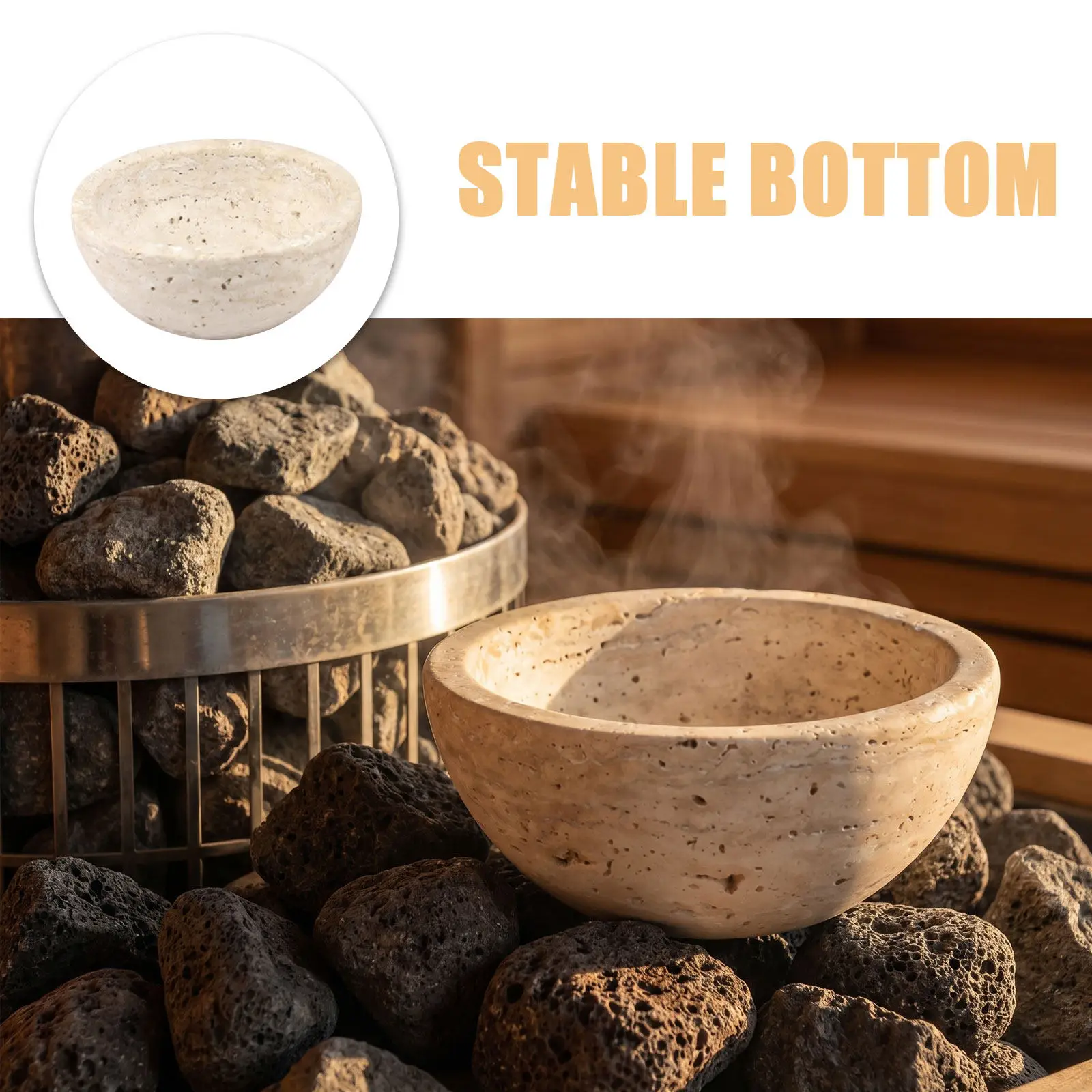 Natural Stone Essential Oil Bowl Vintage Diffuser Tray Heat Resistant Spa Aromatherapy Oil Mixing Bowl Jewelry Ring Storage Dish