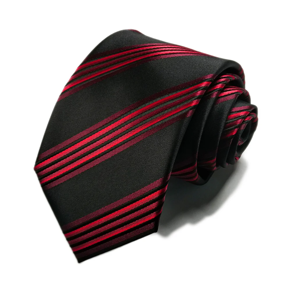 EASTEPIC-Cravates à Rayures Noires, Bleues et Rouges pour Homme, Ensemble de Cravates de la raq, réinitialisation Hanky, Accessoire pour Homme, Cadeau de Mariage, 8 cm