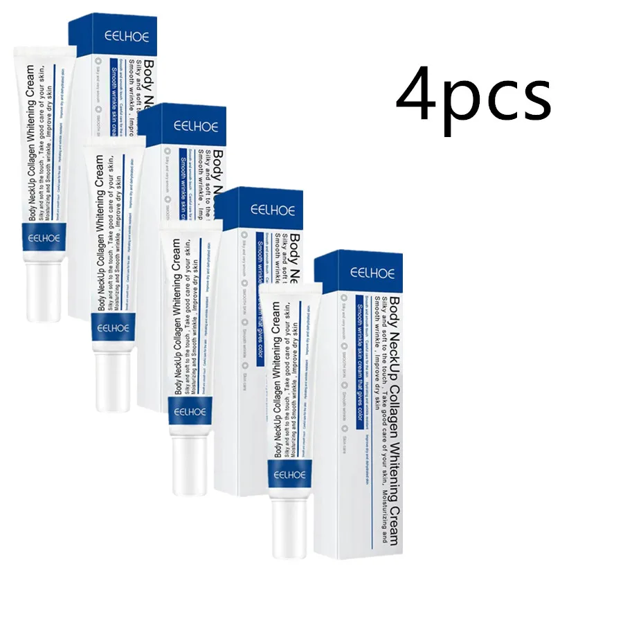 4PCS Neck Lines Protein Cream Moisturis Nourish Lift Neck Eliminate Double Chin Eliminate Neck Fine Lines Anti-ageing