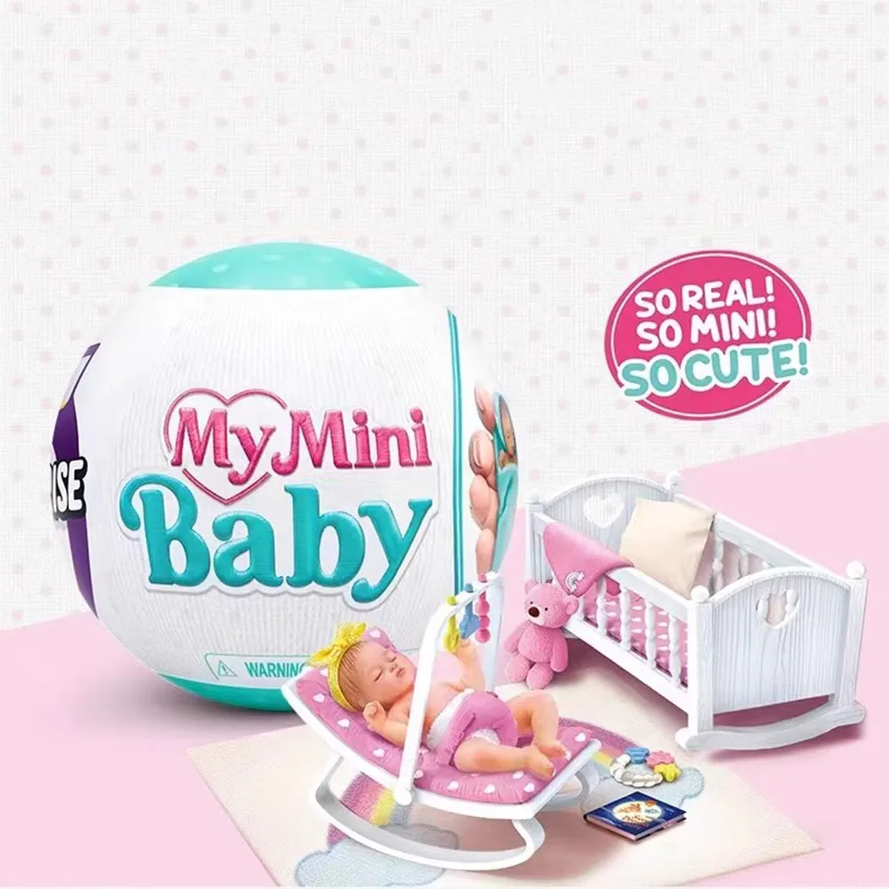 Zuru 5 Surprise Mini Brands Toys My Mini Baby Surprise Doll Cute Gift Miniature Toy Miniature Toys Mystery Blind Boxes Series