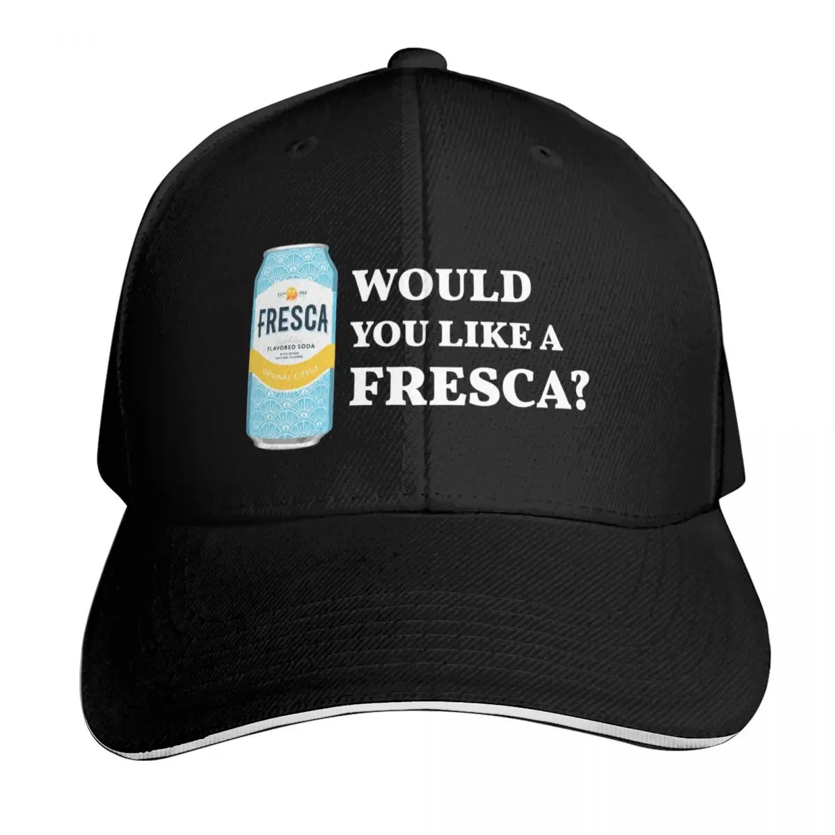 Would you like a Fresca Baseball Cap Lightweight Packable Gift for Him Her Casual Daily Wear