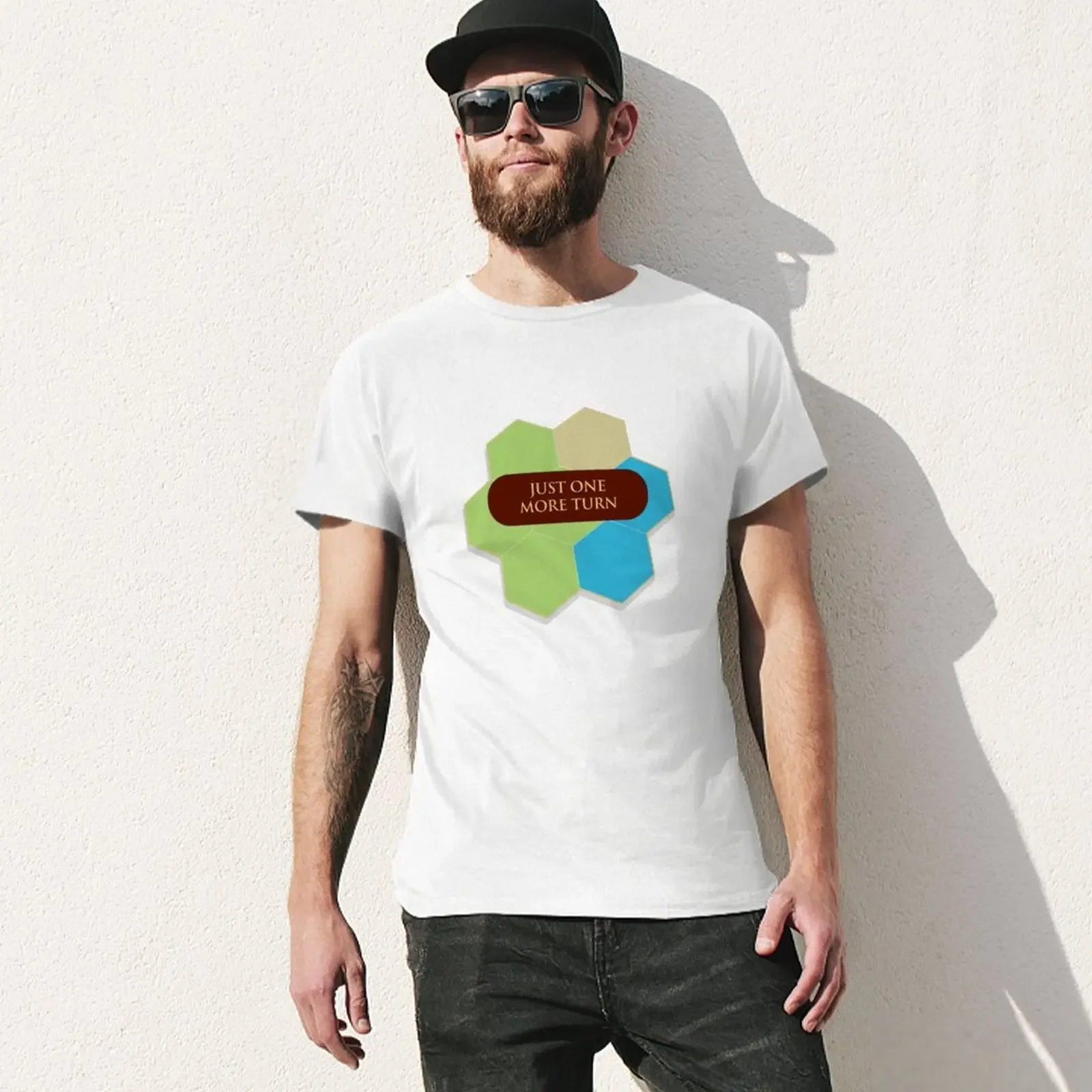 Civilization: Just one more turn T-Shirt hippie clothes customs design your own summer top fitted t shirts for men image 3